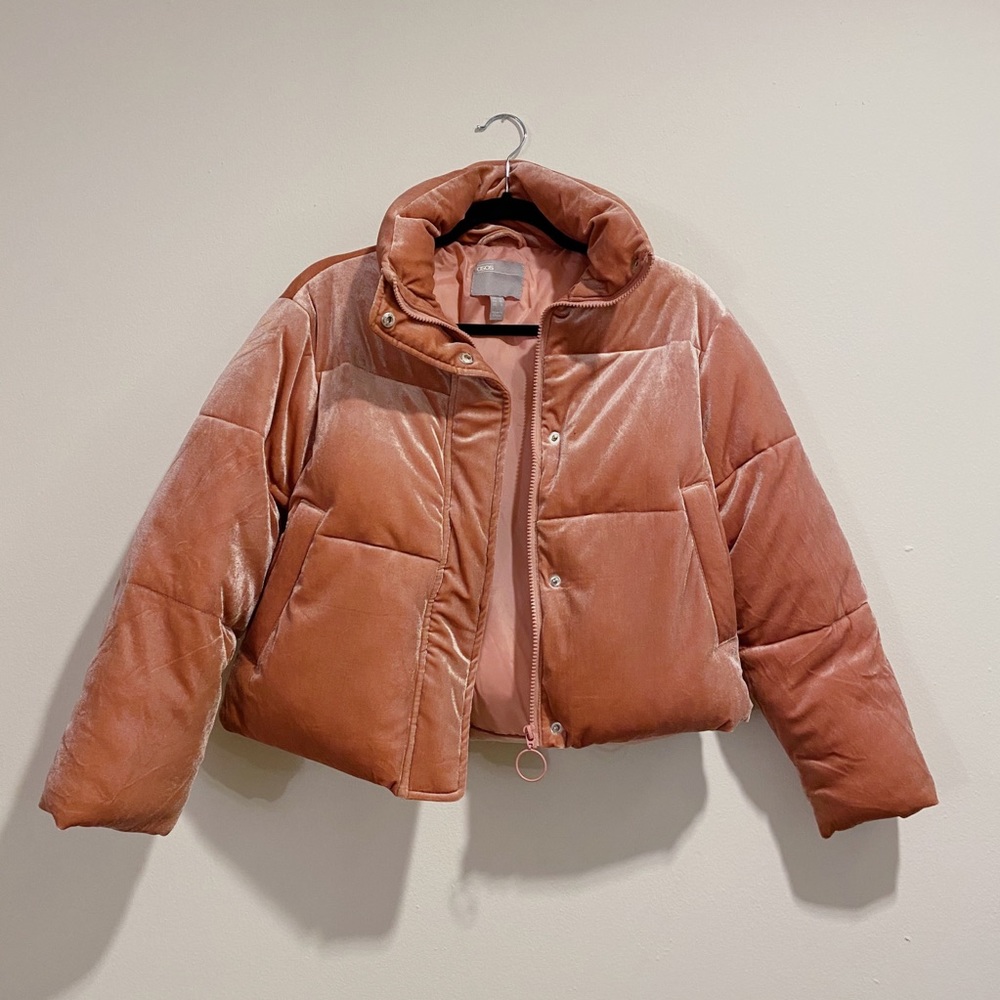 ASOS Pink Puffer Jacket